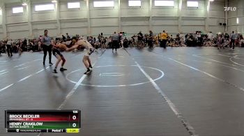 106 lbs Round 2 (6 Team) - Brock Beckler, Dragonball GT vs Henry Craiglow, Dayton Bandits