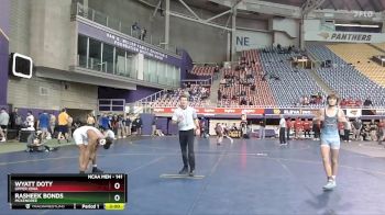 141 lbs Semifinal - Wyatt Doty, Upper Iowa vs Rasheek Bonds, McKendree