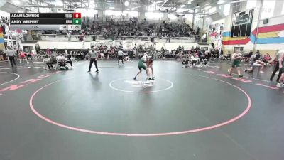 175 lbs Semis & 3rd Wb (16 Team) - Adam Lownds, Thunder Basin High School vs Andy Weipert, Green River