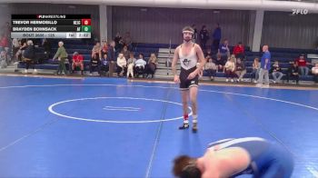 125 lbs Cons. Round 6 - Trevor Hermosillo, Northeastern Junior College vs Brayden Bohnsack, Air Force