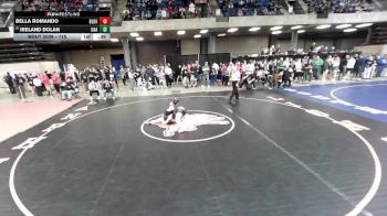 115 lbs Champ. Round 1 - Ireland Dolan, Unattached vs Bella Romando, Unattached