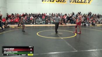 12 lbs Round 3 - Lukas Weiss, South Winneshiek vs Solomon Thang, Columbus Catholic