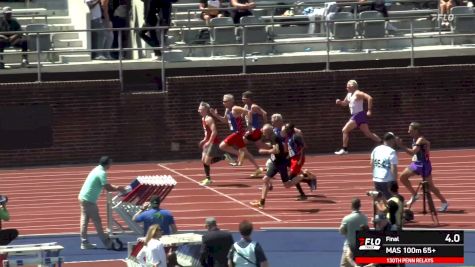 Watch The Men's Masters 70+ 100m Dash (Event 121) At 2026 Penn Relays