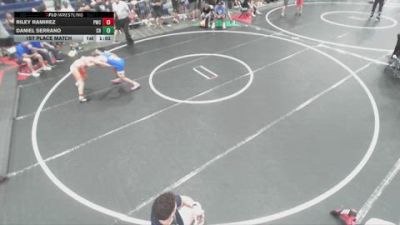 113 lbs 1st Place Match - Riley Ramirez, Pounders Wrestling Club vs Daniel Serrano, Clovis High