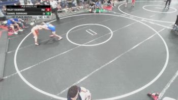 113 lbs 1st Place Match - Riley Ramirez, Pounders Wrestling Club vs Daniel Serrano, Clovis High