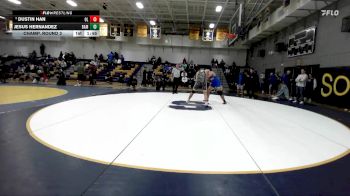 215 lbs Champ. Round 3 - Dustin Han, Orange Lutheran vs Jesus Hernandez, Bishop Amat