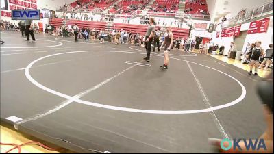 70 lbs Quarterfinal - Isaac Anderson, Blanchard Youth Wrestling Club vs Sam Burrows, Noble Takedown Club