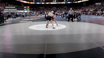 6A 150 lbs Cons. Round 3 - Aiden Breshears, Capital vs Judah Brazle, Post Falls