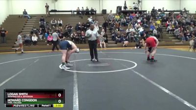 197 lbs Quarterfinal - Howard Congdon, Thiel College vs Logan Smith, Washington & Jefferson