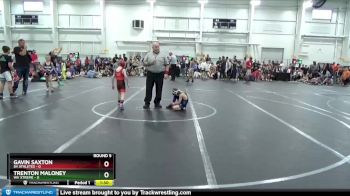48 lbs Round 5 (8 Team) - Gavin Saxton, 84 Athletes vs Trenton Maloney, WV Xtreme