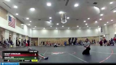 113 lbs Cons. Semi - Wyatt Strickler, Indiana vs Gavin Ash, Contenders Wrestling Academy