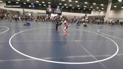140 lbs Cons. Quarters - Jaylee Lester, Illinois vs Aiyanna Koranda, Weigh In Club