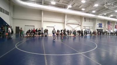 46 lbs Semifinal - William (Trey) Mackintosh, Aviator Wrestling Academy vs Hayes Hardy, Box Elder Stingers Wrestling