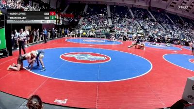 2A-165 lbs Champ. Round 1 - Ryan Miller, Columbus vs Aldo Lopez, Coahulla Creek