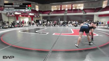 135 lbs Final - Kennessa Cochran, Putnam City vs Cora Harvey, Edmond North Girls