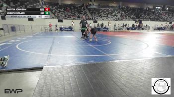 100 lbs Consi Of 32 #1 - Austin Johnson, Poteau vs Joseph Staats, Lawton, MacArthur Ok