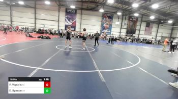 120 lbs Round Of 128 - Peter Vaporis, SC vs Ethan Spence, OH