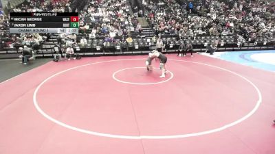 5A 157 lbs Champ. Round 1 - Micah George, Wasatch vs Jaxon Limb, Hunter