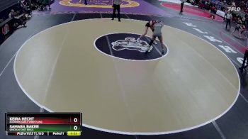 Cons. Round 1 - Samara Baker, Lincoln East Girls vs Keira Hecht, Elkhorn Girls Wrestling