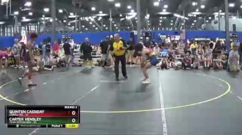 130 lbs Round 2 (6 Team) - Quinten Cassiday, Lowell WC vs Carter Hensley, Team Gotcha Red