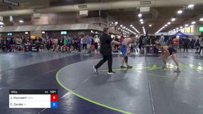 65 kg Cons 32 #1 - Jeffrey Huyvaert, Midwest Regional Training Center vs Cooper Corder, St. Charles WC