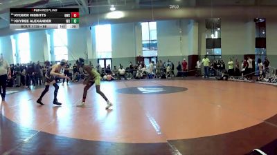 98 lbs Cons. Round 3 - Rydder Hibbitts, Grundy Wrestling Club vs Khyree Alexander, Gunston Wrestling Club