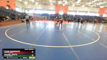 184 lbs Cons. Round 4 - Michael Watts, St. John Fisher vs Tyler Goodemote, Cortland State