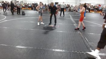 90 lbs Round 3 - Kash Clementi, Gladiators Academy Wrestling vs Cannon Robinson, Roundtree Wreslting Academy