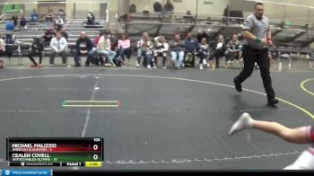 105 lbs Semis (4 Team) - Michael Malizzio, American Gladiators vs Cealen Covell, Untouchables-Olympia