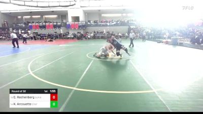 220 lbs Round Of 32 - Colin Rechenberg, Suffield/Windsor Locks vs Kaleb Arcouette, Stafford