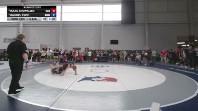 113 lbs Champ. Rd Of 16 - Isaac Showalter, Patton Trained vs Gabriel Ryzyi, Massas Maniacs