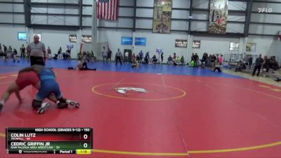 150 lbs Cons. Round 4 - Colin Lutz, TechFall vs Cedric Griffin Jr, RAW Raleigh Area Wrestling