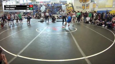 126 lbs Quarterfinal - Erik Perez, Lost Tribe vs Kael Seneca, Fort Myers Wrestling Club