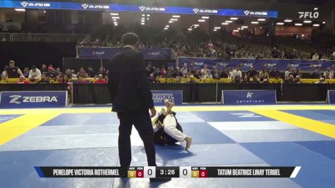 Tatum Beatrice Linay Teruel vs Penelope Victoria Rothermel 2026 Pan Kids Jiu-Jitsu IBJJF Championship