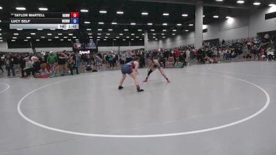 145 lbs Champ. Rd Of 32 - Lucy Self, White Center Warriors Wrestling Club vs Taylor Martell, Hill Country Wildcats Wrestling Club