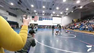 78 lbs Cons. Round 3 - Tanner Myers, Thermopolis WC vs Tyke Coffman, Lusk Rawhide Wrestling