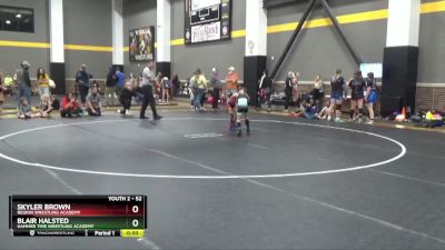 52 lbs Round 5 - Blair Halsted, Hammer Time Wrestling Academy vs Skyler Brown, Region Wrestling Academy