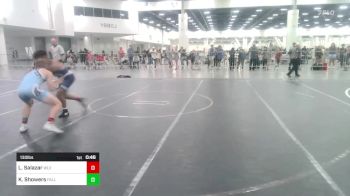130 lbs Consi Of 8 #1 - Logan Salazar, Wlv Jr Wrestling vs Karter Showers, Falls Academy