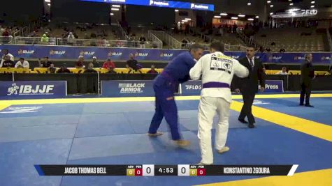 Konstantino Zgoura vs Jacob Thomas Bell 2026 Pan Jiu Jitsu IBJJF Championship