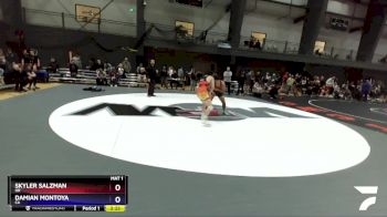 157 lbs Cons. Round 5 - Skyler Salzman, OR vs Damian Montoya, CA