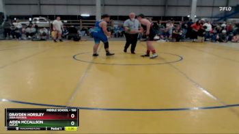 190 lbs Champ. Round 2 - Drayden Horsley, Soda Psychos vs Aiden McCallson, Suples