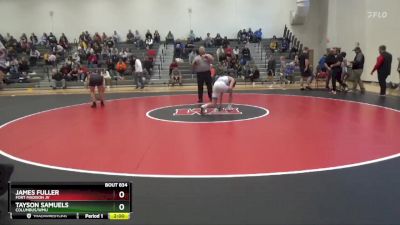 132 lbs Cons. Round 3 - James Fuller, Fort Madison JV vs Tayson Samuels, Columbus/WMU