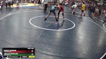 110 lbs Semifinal - Megan Morales, RED WAVE WC vs Diana Barone, Agoura Hills