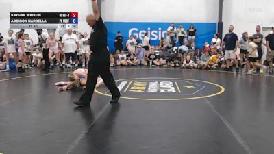 35 kg 7th Place - Kaygan Walton, Okie Girls - W vs Addison Nardella, PA West Yellow - W