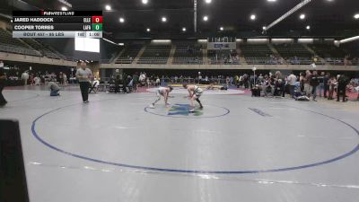 95 lbs Semifinal - Jared Haddock, Ellendale vs Cooper Torres, Lafayette Township