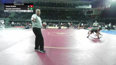 175 lbs Semifinal - Evan Hilmen, Del Oro vs Mason Ontiveros, Pitman