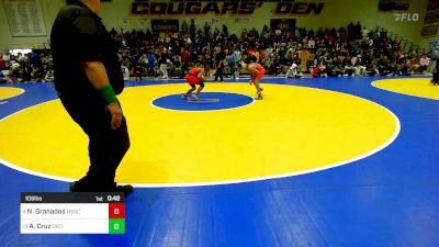 109 lbs Consi Of 4 - Nathaniel Granados, Merced vs Arcadius Cruz, Orting (WA)