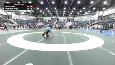 197 lbs Champ. Round 1 - Calan Staub, Unattached Mt Olive vs Anthony Lowe, Life University