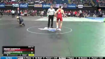 Champ. Round 1 - Kameron Humphreys, Plaquemine vs Brandt Babineaux, Teurlings Catholic