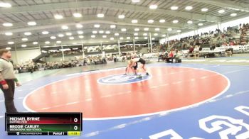 4-165 lbs Quarterfinal - Brodie Carley, Woodgrove High School vs Michael Byrne, Eastern View